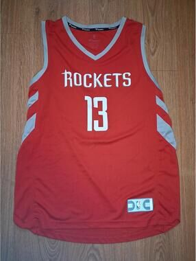 James Harden Houston Rockets 13 Fanatics Jersey Large Red